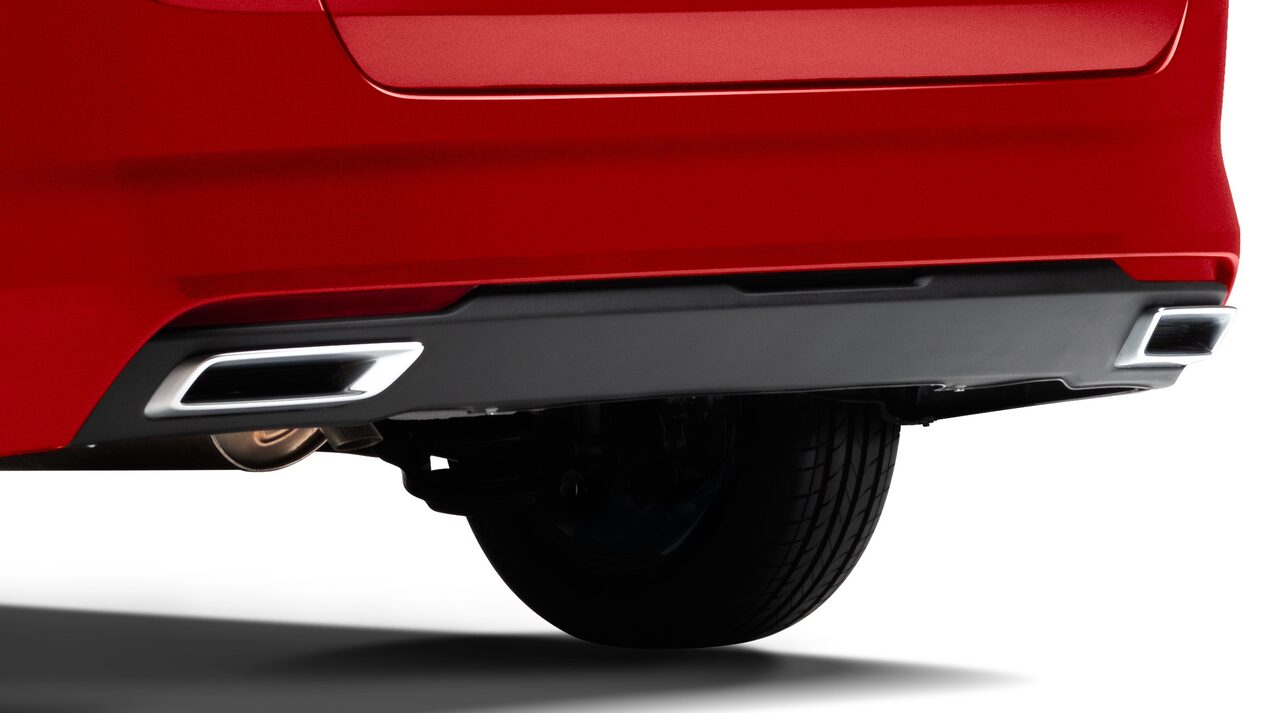 Mejora el look de tu Chevrolet Sail Sedán con el accesorio difusor trasero exterior