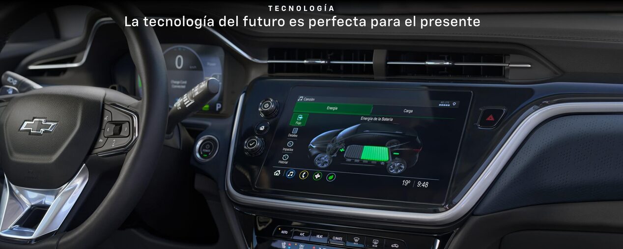 Chevrolet Chile - All New Bolt EUV cuenta con panel instrumentos para el conductor de 8 pulgadas
