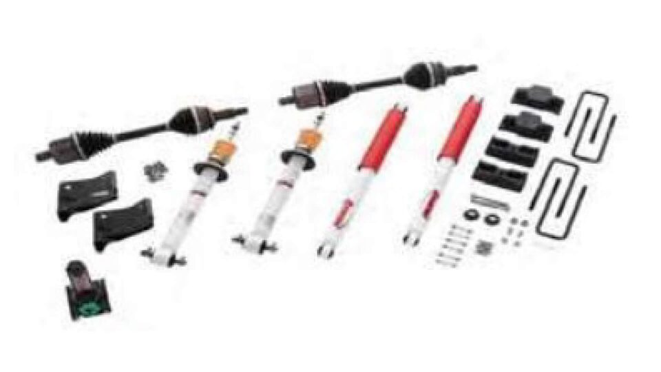 El elevador de suspensión está específicamente diseñado para la Chevrolet Silverado