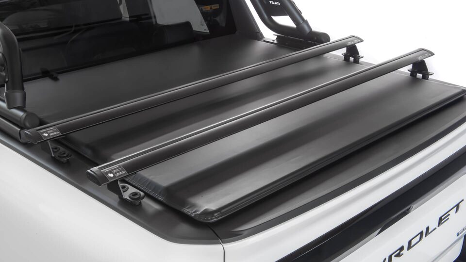 Aumenta la capacidad de transporte con la barra transversal de caja para Chevrolet Montana