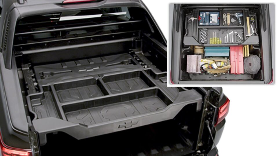 Acomoda todo con Multiboard, accesorio exclusivo para Chevrolet Montana