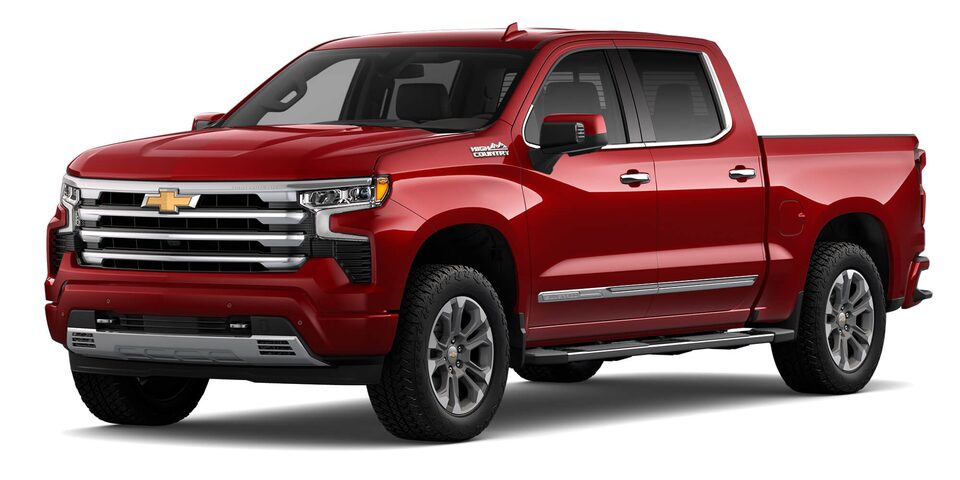 Chevrolet Chile - Silverado High Country rojo