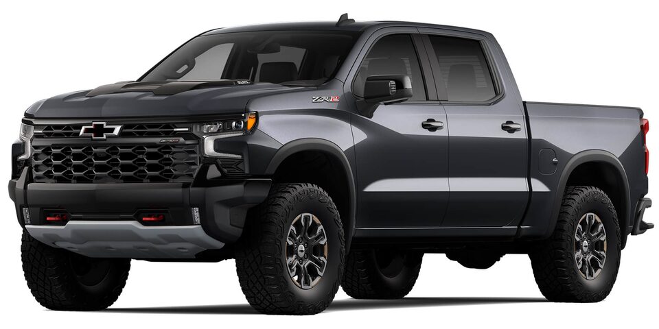 Chevrolet Chile - Silverado ZR2 gris oscuro metálico