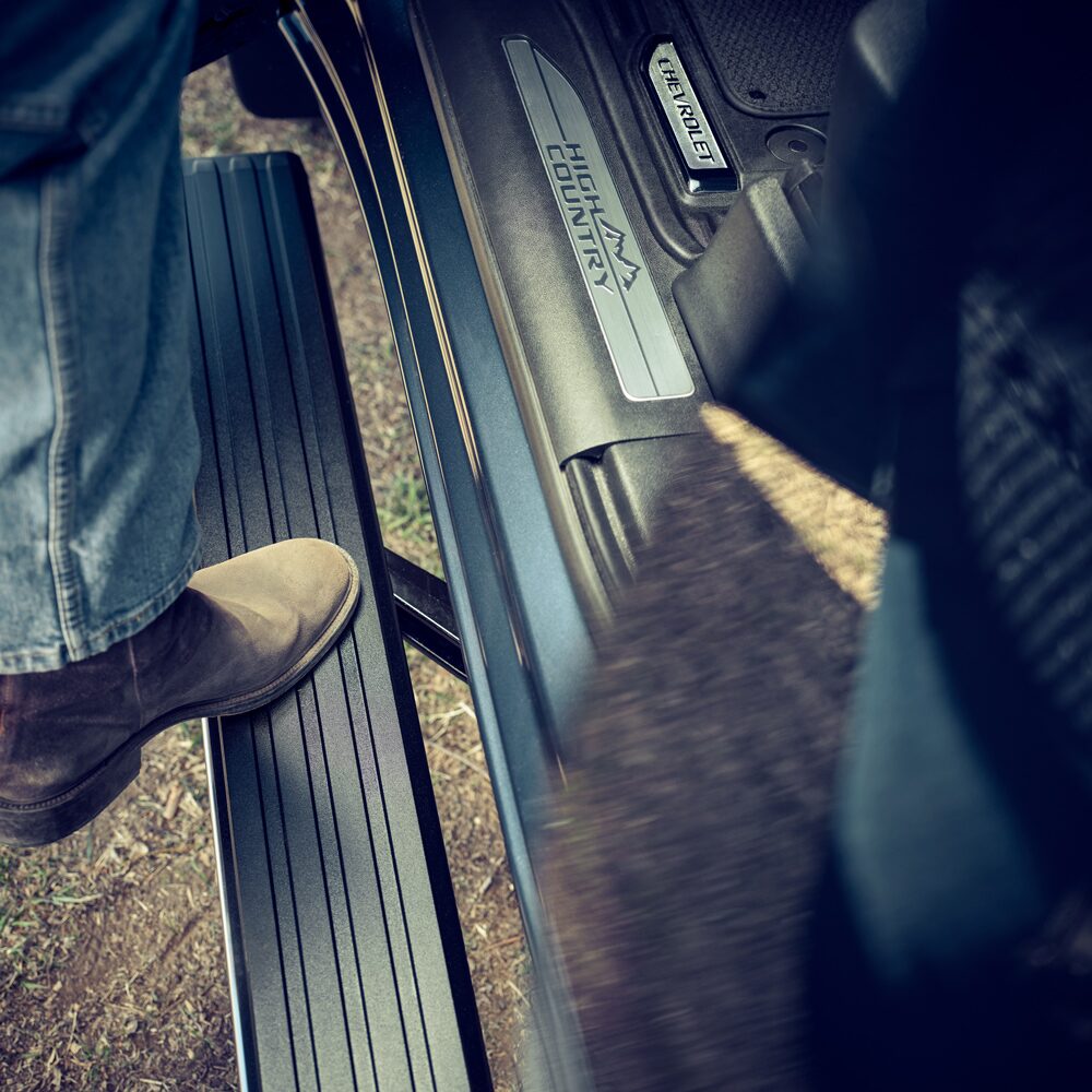 Pisadera de la Chevrolet Silverado.