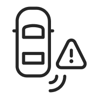 Ícono de punto ciego.