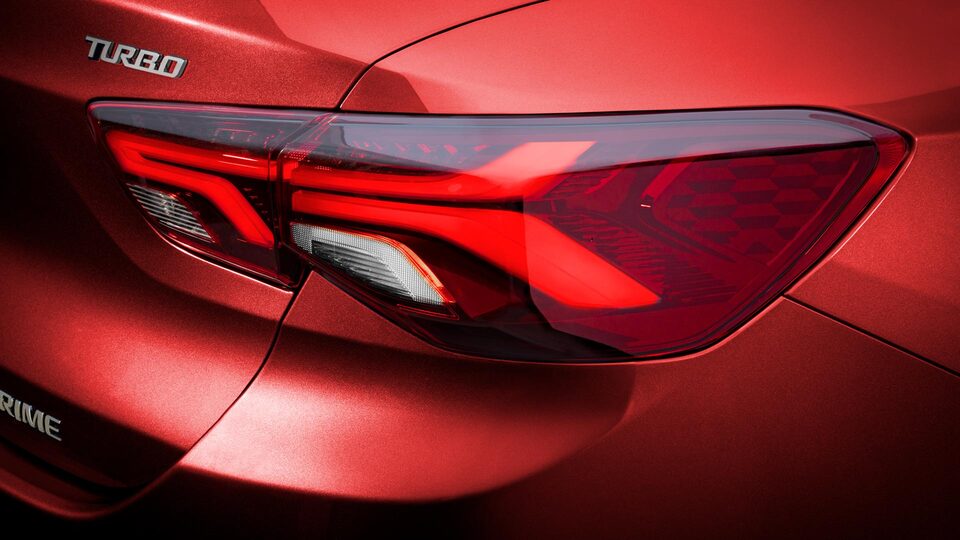 Chevrolet Onix Sedán Turbo - Óptica trasera del Chevrolet
