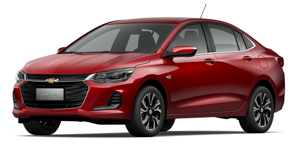 Onix Sedán versión Midnight color rojo oscuro metálico