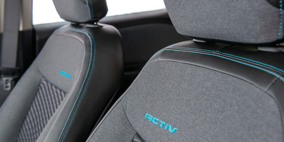Vista detalle del tapizado del nuevo Chevrolet Spin Activ