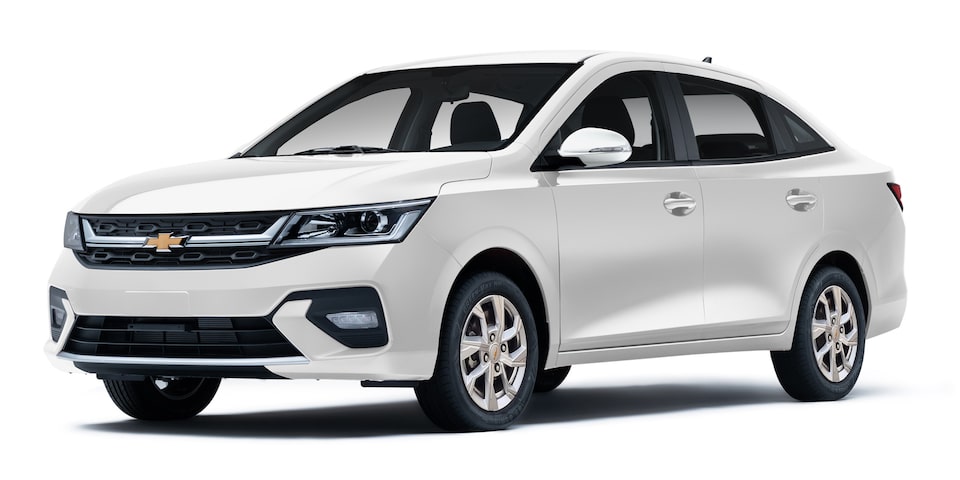 Chevrolet Sail en color blanco