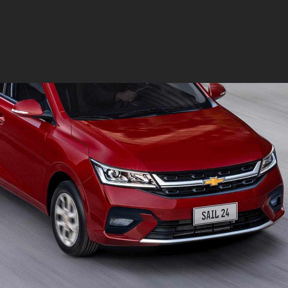 Vista de optica delantera del Chevrolet Sail
