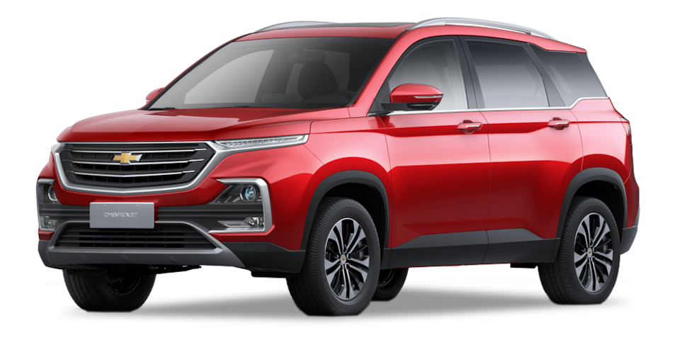 Camioneta Chevrolet Captiva Turbo color rojo metalico