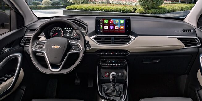 Vista de tablero interior Chevrolet Captiva Turbo