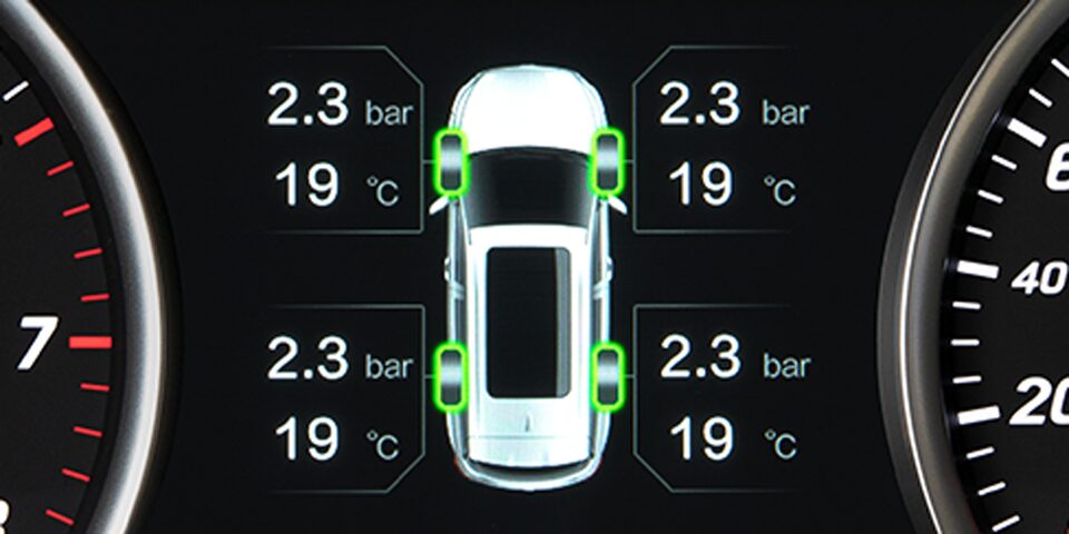 Control de presion y temperatura de neumaticos camioneta Chevrolet Captiva Turbo