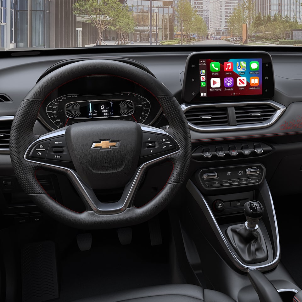 Pantalla táctil de 8" compatible con Apple CarPlay - Chevrolet Groove