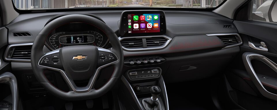 Pantalla táctil de 8" compatible con Apple CarPlay - Chevrolet Groove