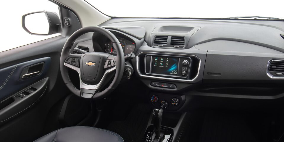 Vista detalle del tablero del nuevo Chevrolet Spin