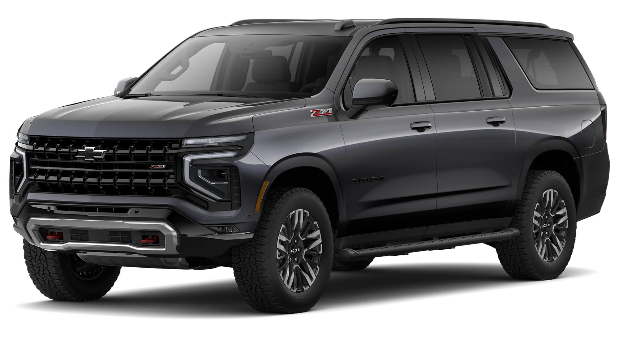 Chevrolet Suburban SUV en color gris oscuro