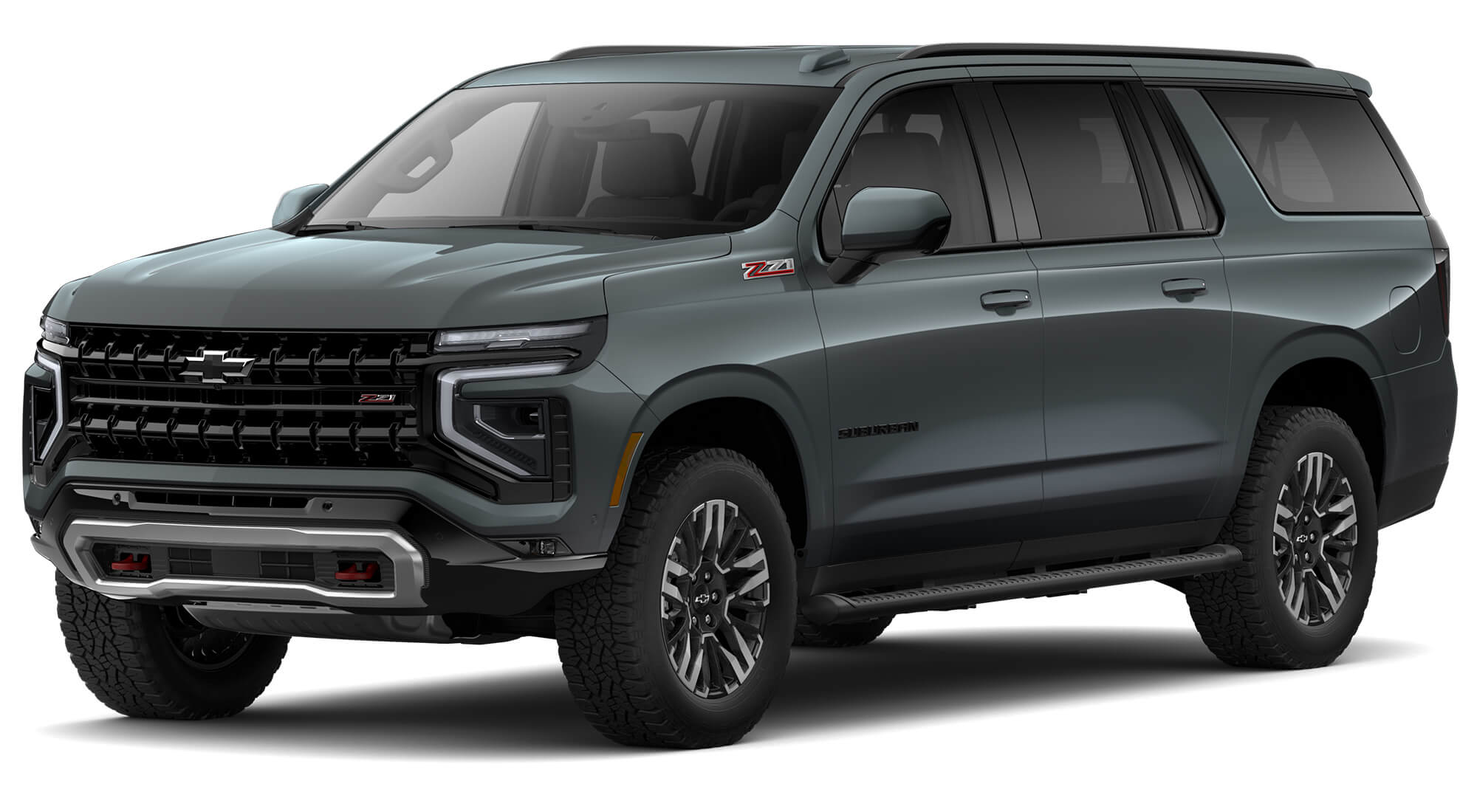 Chevrolet Suburban SUV en color gris ciprés