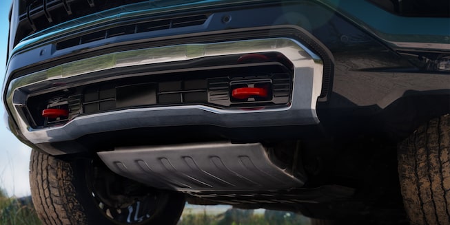 Chevrolet Tahoe Z71 2025 - Detalles de la parrilla e inferior del tren delantero