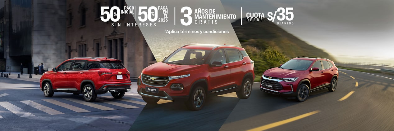 Chevrolet Perú - Oportunidades en agosto