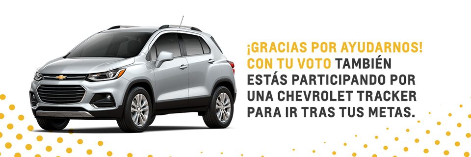 Chevrolet Promociones - También estas participando por una Chevrolet Tracker