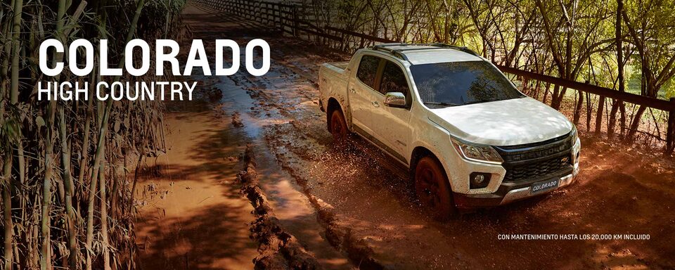 Conquista el mundo con la nueva camioneta Chevrolet Colorado High Country
