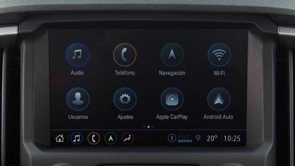 La camioneta Chevrolet Colorado High Country cuenta con conectividad exclusiva My Link