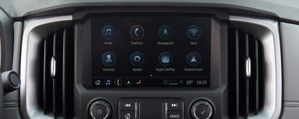 Vista pantalla My Link, tecnología Chevrolet Colorado High Country