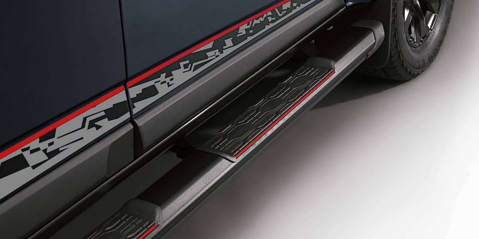 Vista de estribo camioneta Chevrolet Colorado Z71