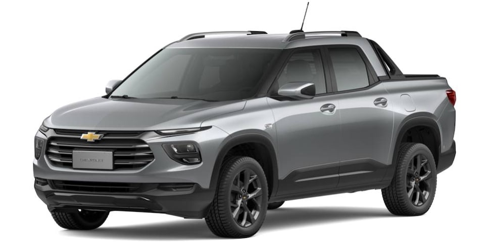 Elije la nueva pick up Chevrolet Montana en color gris tiburón