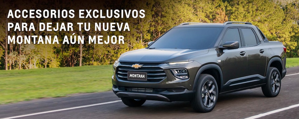 Accesorios para la pick up Chevrolet Montana