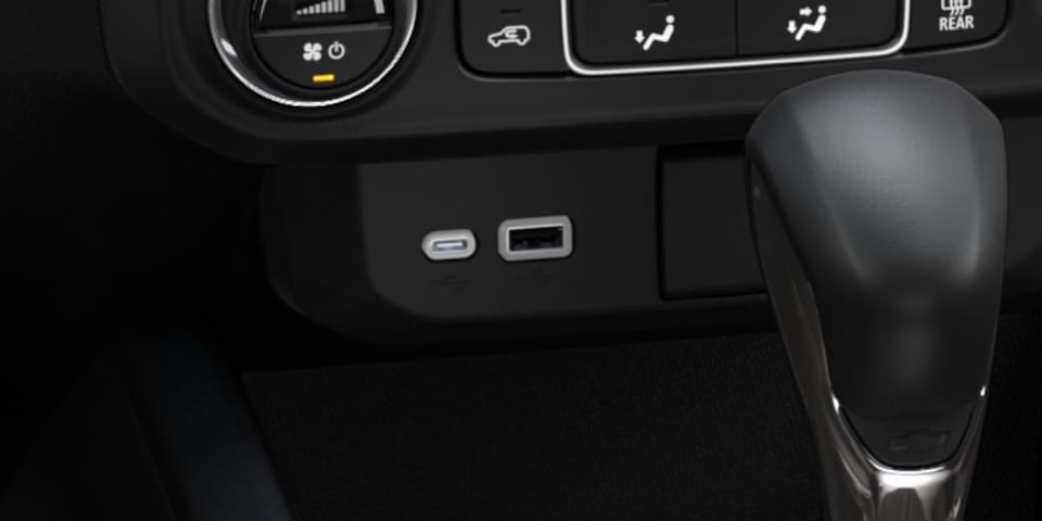 Chevrolet Colorado - Puertos USB