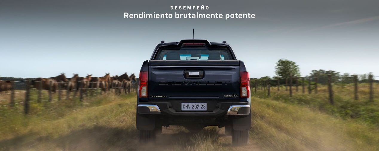 La pickup Chevrolet Colorado tiene un rendimiento potente