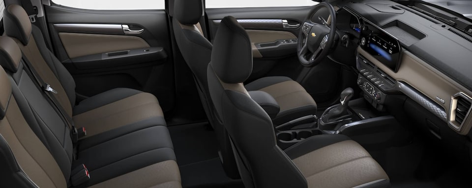Pickup Chevrolet Colorado - Vista panoramica asientos