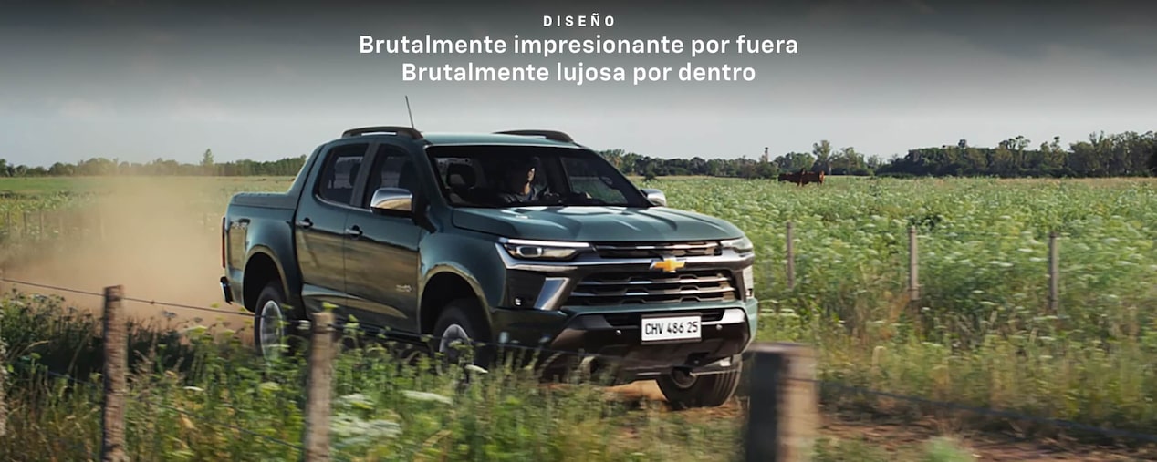Pickup Chevrolet Colorado - Diseño brutalmente lujoso